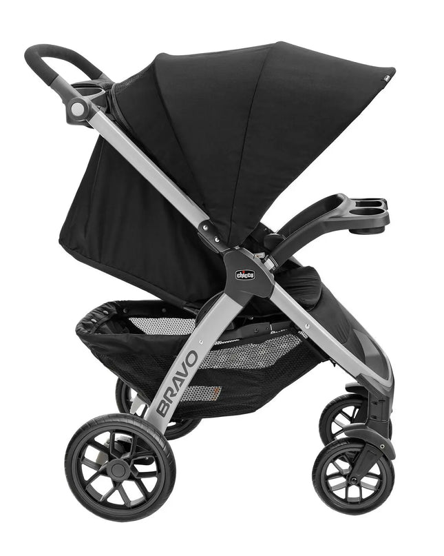 Chicco™ Bravo® Quick-Fold Stroller – 3-in-1 Travel System Frame, Infant & Toddler Stroller
