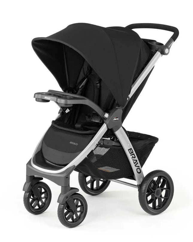 Chicco™ Bravo® Quick-Fold Stroller – 3-in-1 Travel System Frame, Infant & Toddler Stroller