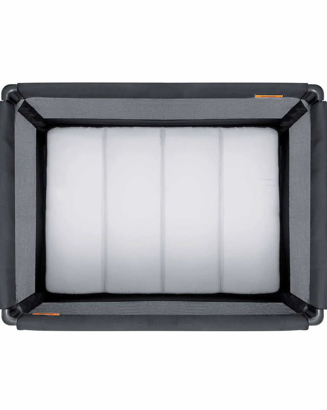 Rectangular air filter with black frame on a white background