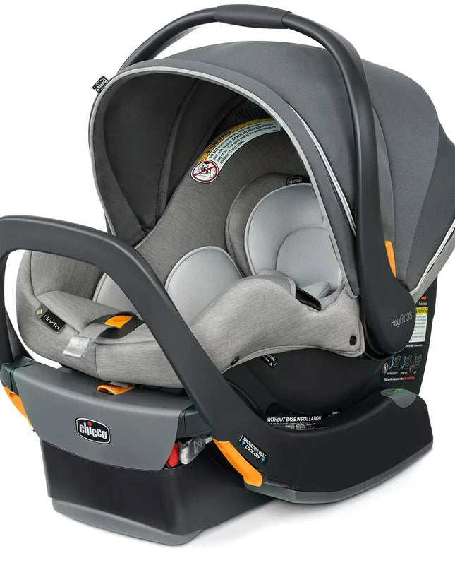Chicco™ KeyFit® 35 ClearTex Infant Car Seat – Anti-Rebound Bar, UPF 50+ Canopy & GREENGUARD Certified