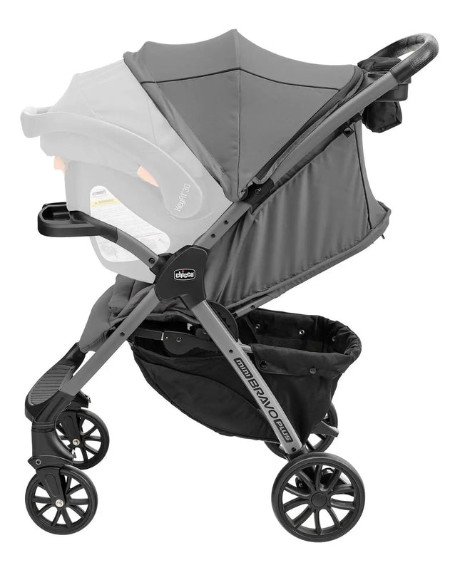 Chicco® Mini Bravo® Plus Lightweight Compact Stroller – One-Hand Fold, Car Seat Click-In, Travel-Ready (to 50 lb)