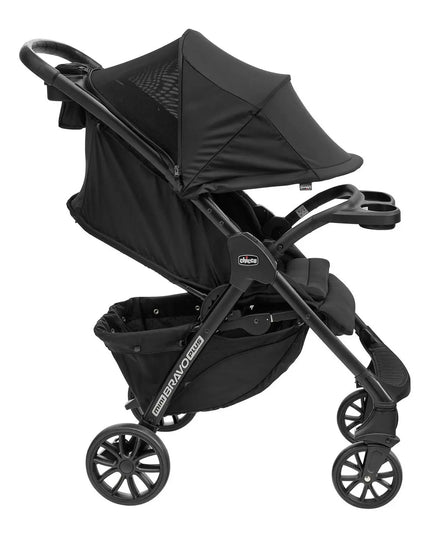 Chicco® Mini Bravo® Plus Lightweight Compact Stroller – One-Hand Fold, Car Seat Click-In, Travel-Ready (to 50 lb)
