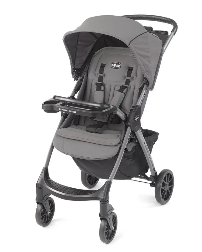 Chicco® Mini Bravo® Plus Lightweight Compact Stroller – One-Hand Fold, Car Seat Click-In, Travel-Ready (to 50 lb)