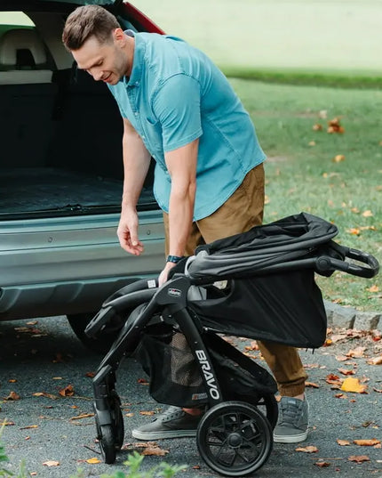 Chicco™ Bravo® LE ClearTex® Stroller with Reversible Seat Cushion & Smart-Fold