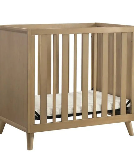 Oxford Baby Renwick 3‑in‑1 Mini Convertible Crib | Slanted Legs & Panel Sides