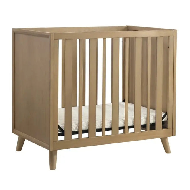 Oxford Baby Renwick 3‑in‑1 Mini Convertible Crib | Slanted Legs & Panel Sides