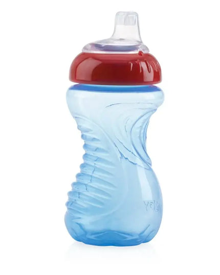 Nuby No-Spill Easy Grip Soft-Spout Sippy Cup – 10 oz, 3‑Pack