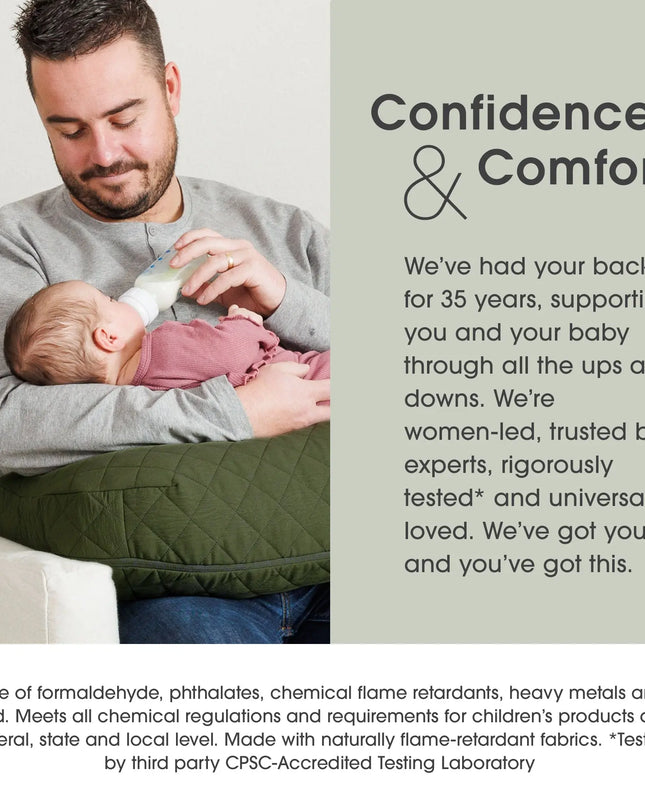 Boppy® Bare Naked® Nursing Pillow – Firm Support Nursing & Bottle-Feeding Cushion