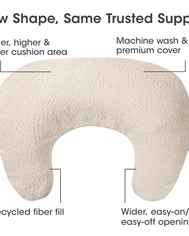 Boppy® Bare Naked® Nursing Pillow – Firm Support Nursing & Bottle-Feeding Cushion