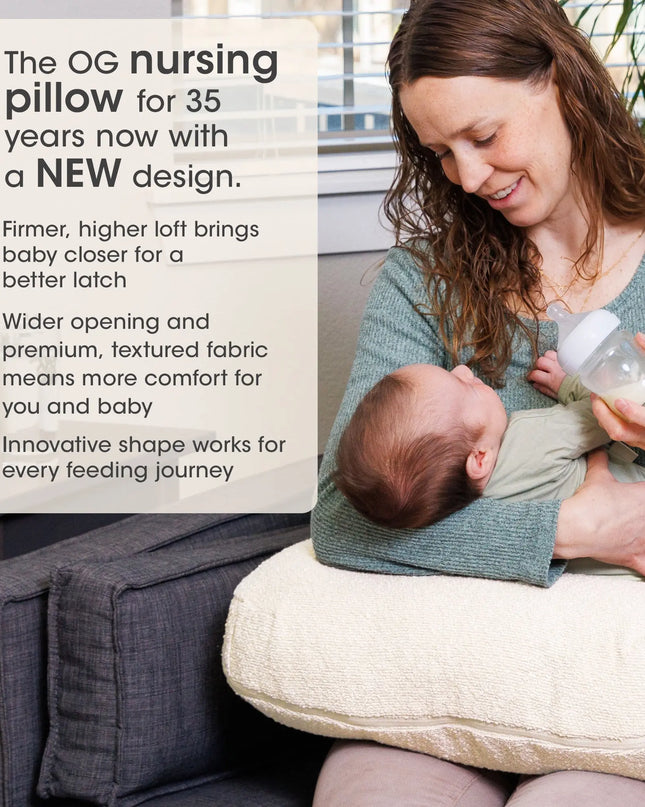 Boppy® Bare Naked® Nursing Pillow – Firm Support Nursing & Bottle-Feeding Cushion