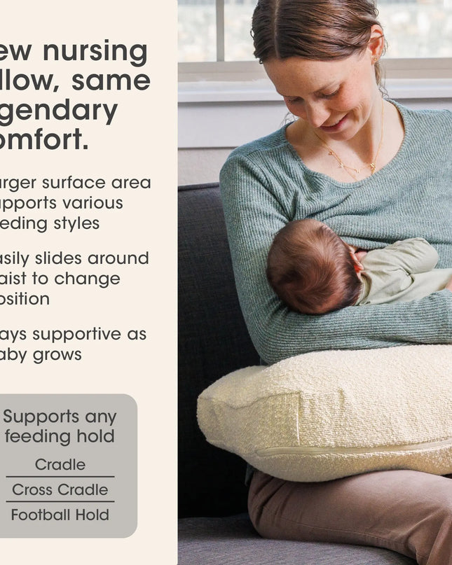 Boppy® Bare Naked® Nursing Pillow – Firm Support Nursing & Bottle-Feeding Cushion