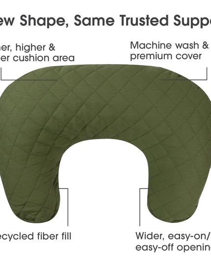 Boppy® Bare Naked® Nursing Pillow – Firm Support Nursing & Bottle-Feeding Cushion
