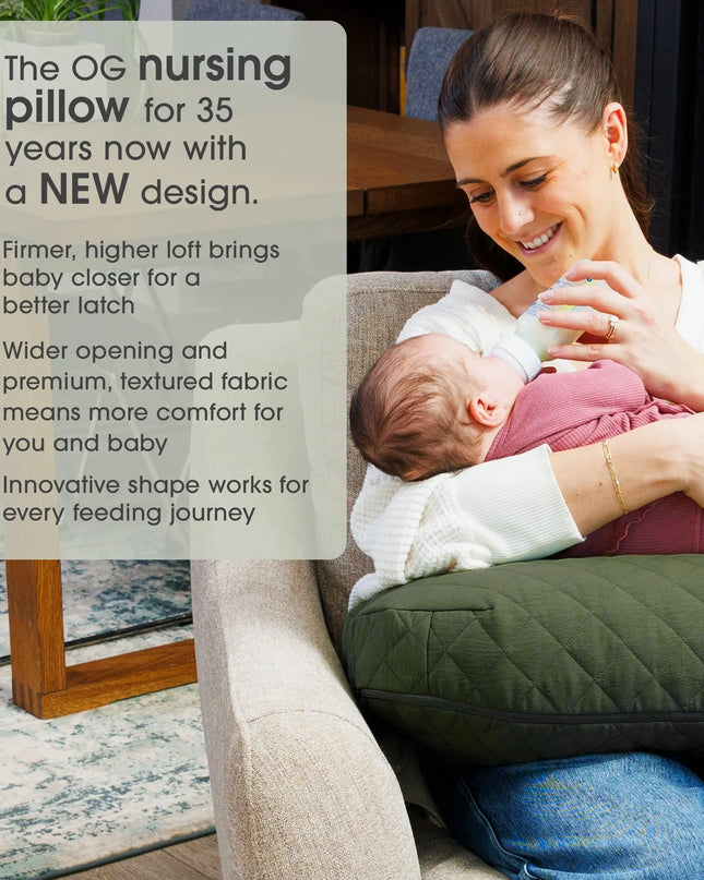 Boppy® Bare Naked® Nursing Pillow – Firm Support Nursing & Bottle-Feeding Cushion