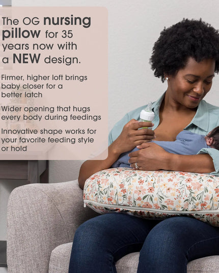 Boppy® Bare Naked® Nursing Pillow – Firm Support Nursing & Bottle-Feeding Cushion