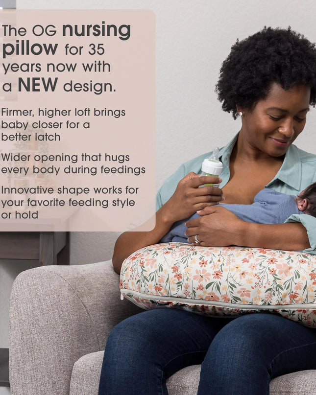 Boppy® Bare Naked® Nursing Pillow – Firm Support Nursing & Bottle-Feeding Cushion