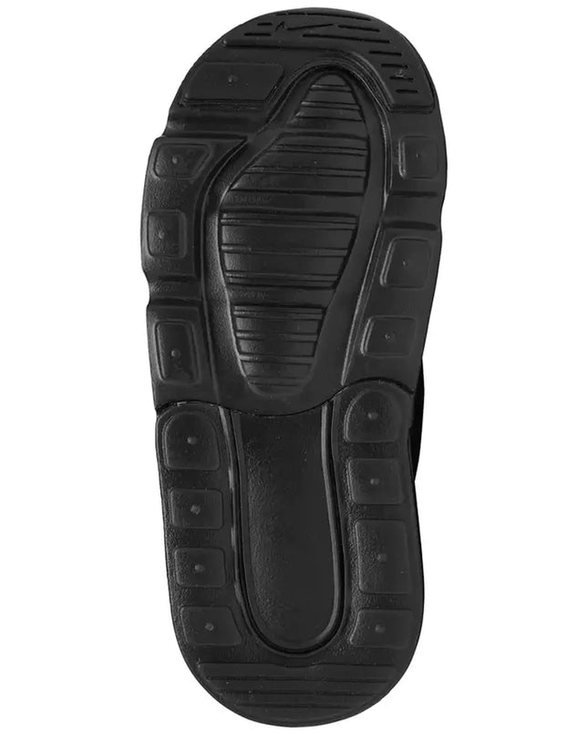 Black sole of a shoe on a white background