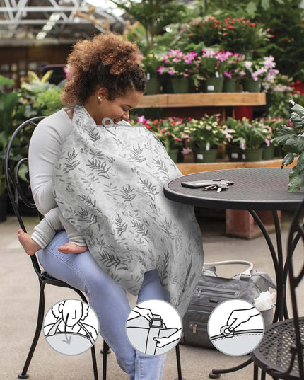 Boppy® Nursing Cover – Breathable Apron-Style Privacy Shield for Breastfeeding