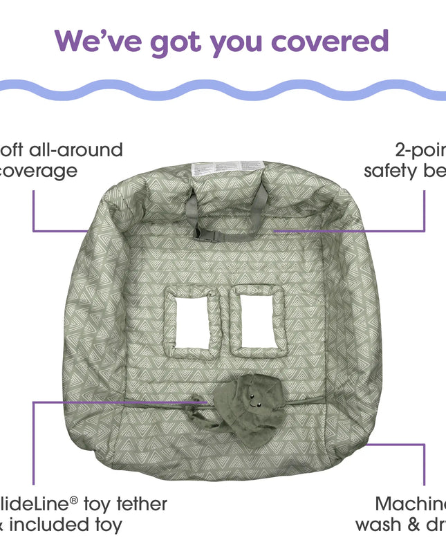 Boppy® Shopping Cart Cover – 360° Baby Protection & Comfort for On-the-Go Parents