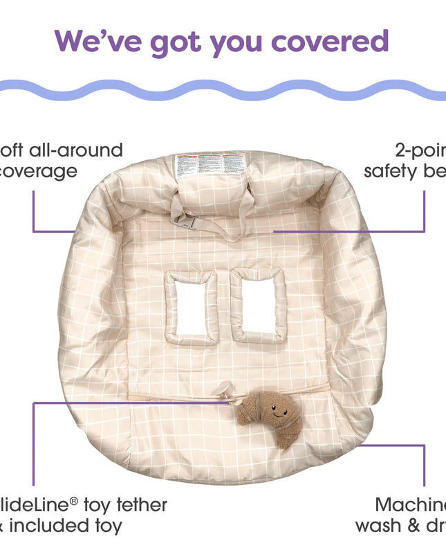 Boppy® Shopping Cart Cover – 360° Baby Protection & Comfort for On-the-Go Parents
